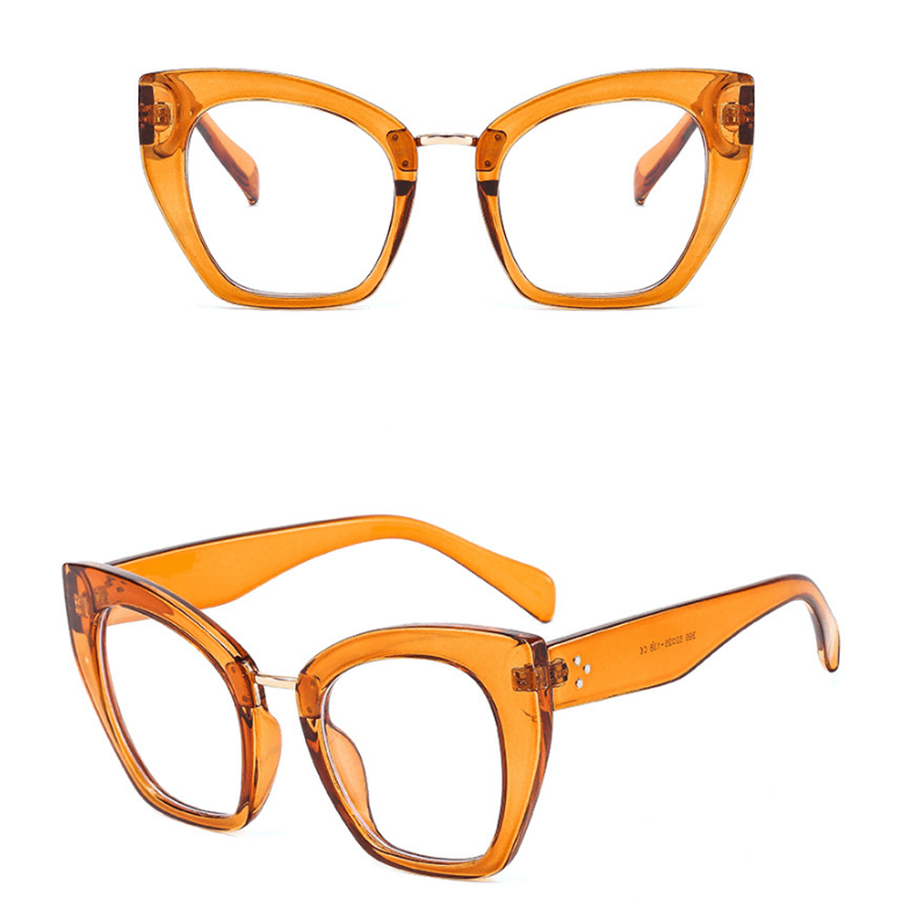 Cat Eye Frame Glasses Butterfly Frame Anti-Ultraviolet Glasses
