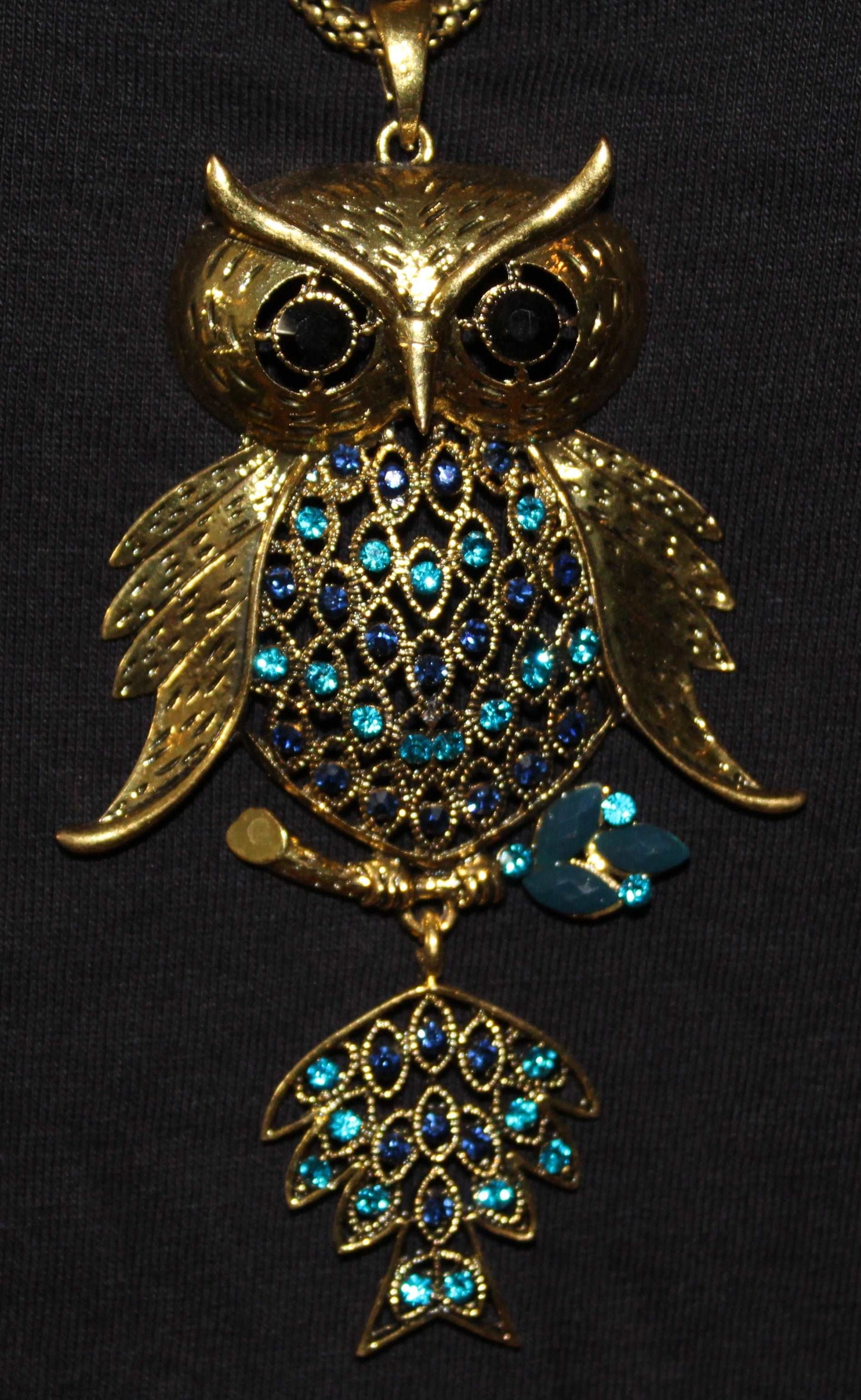 Gold Owl Necklace