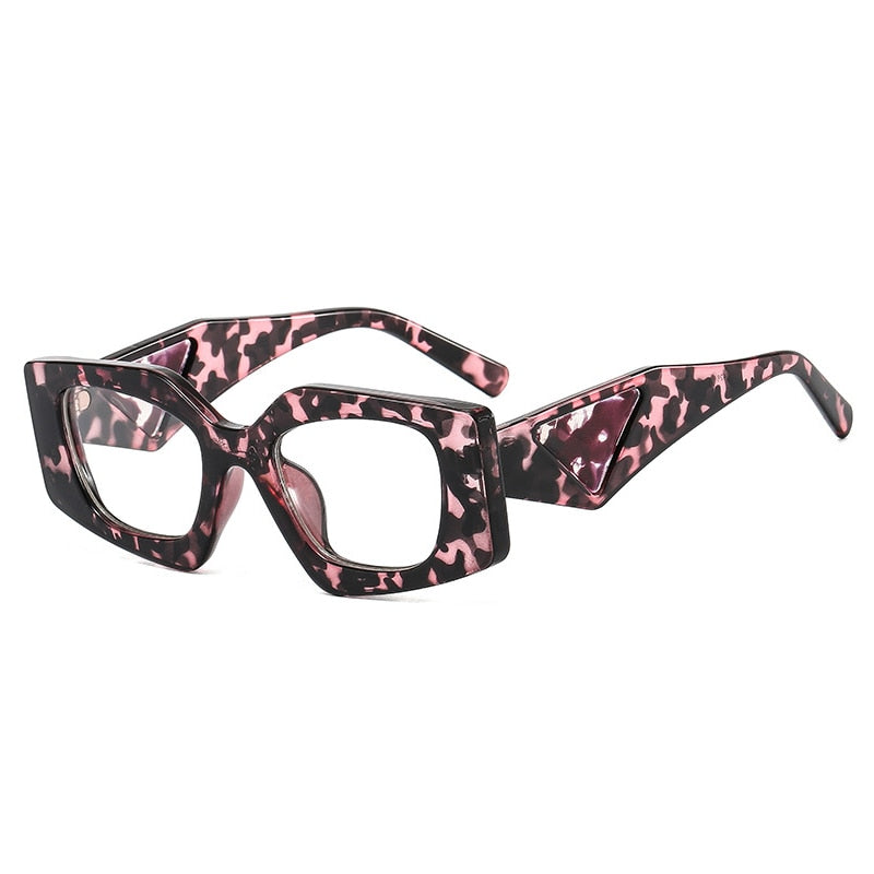 Fashion Polygon Cat Eye Sunglasses Women Retro