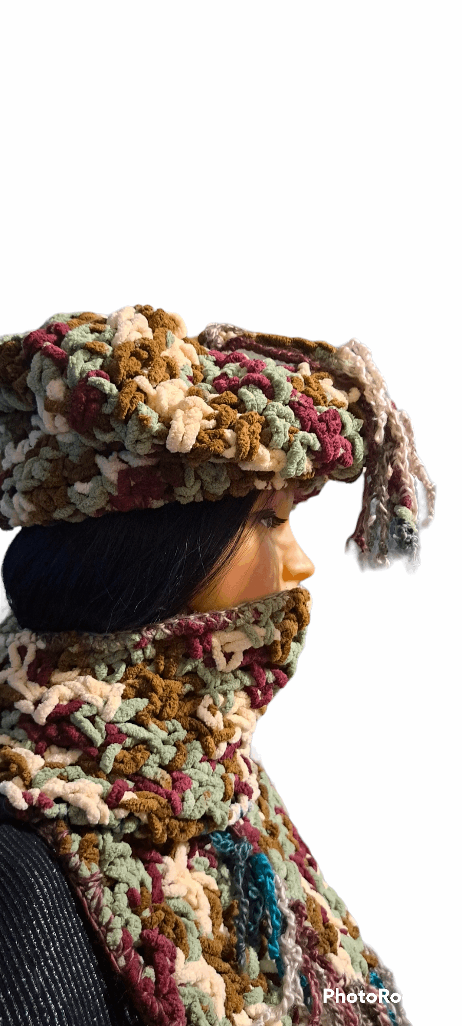 Pretty Camouflage Hat & Scarf Set