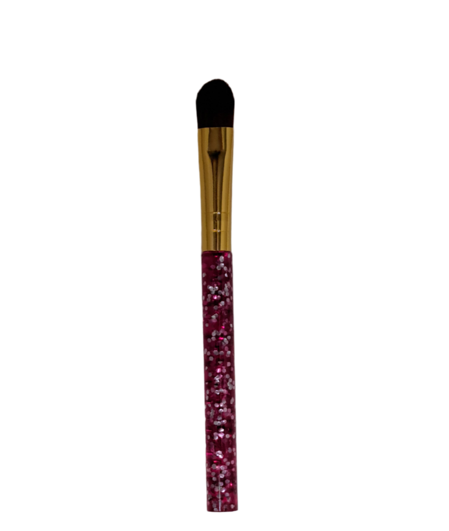 Hot Pink Glitter Glamour Make-Up Brush Set