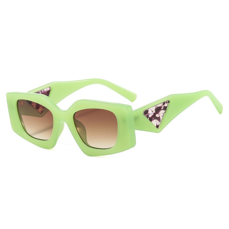 Fashion Polygon Cat Eye Sunglasses Women Retro