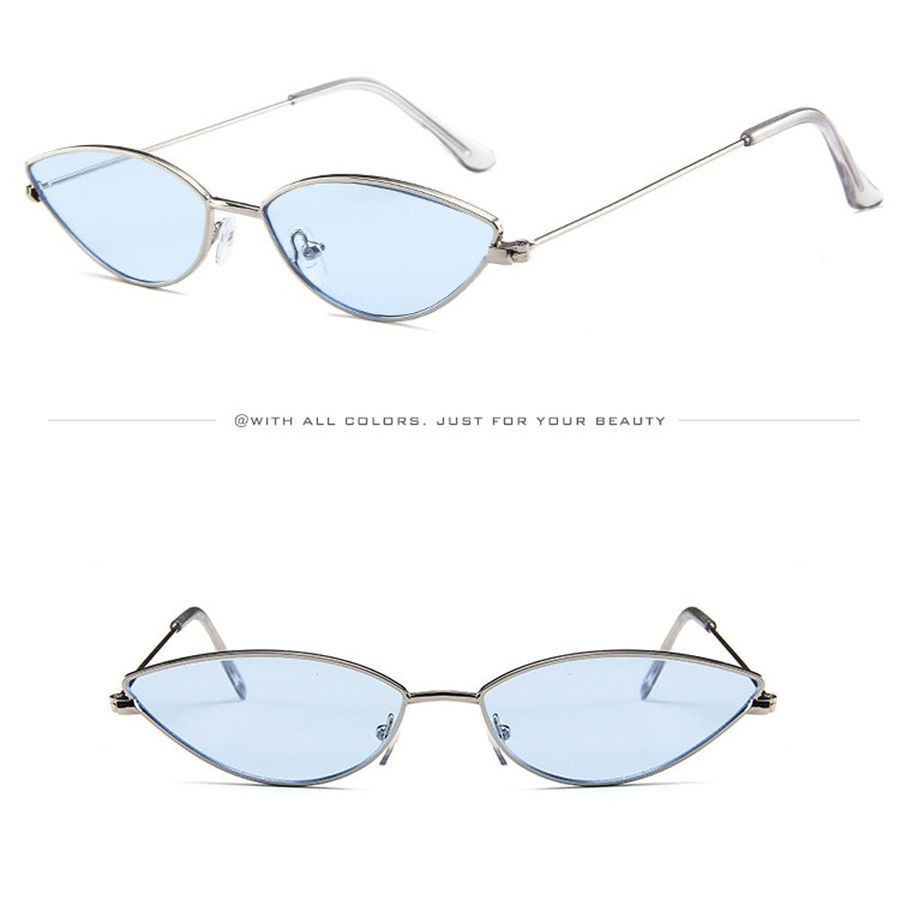Cat Eye Sunglasses Womens Small Frame Cat Eye