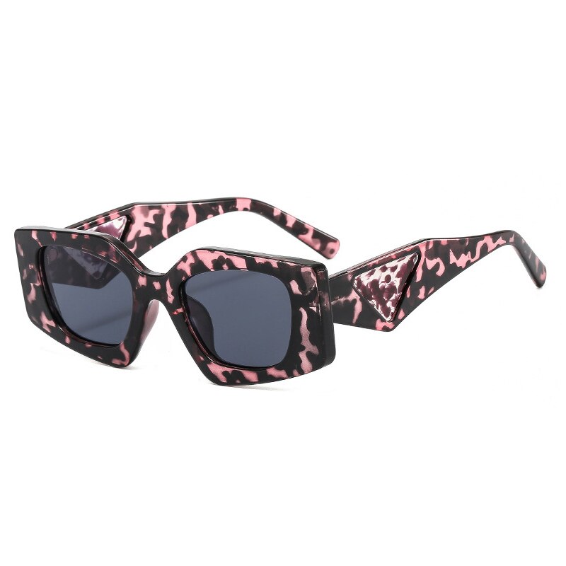 Fashion Polygon Cat Eye Sunglasses Women Retro