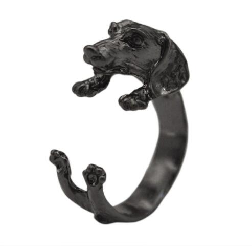 Handmade Dachshund Dog Puppy Animal Rings
