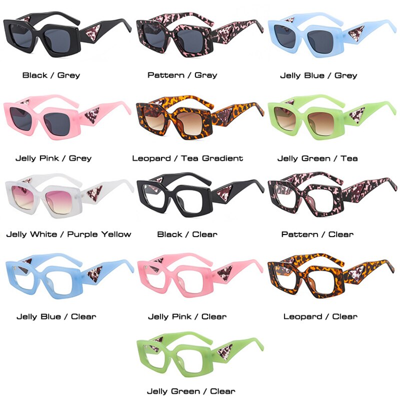 Fashion Polygon Cat Eye Sunglasses Women Retro