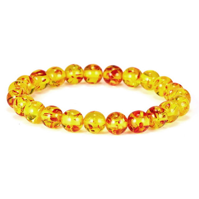 Unisex Tiger Eye Natural Lava Stone Chakra Yoga Beads Bracelet