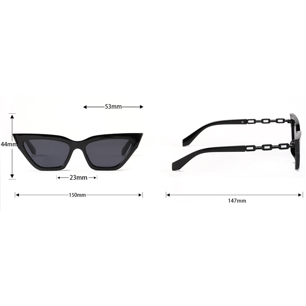 Ladies cat eye glasses female colorful