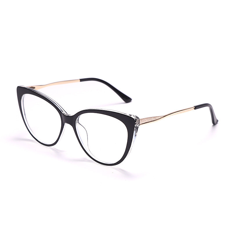 Anti-Blue Light Cat Eye Retro Glasses Frame for Women