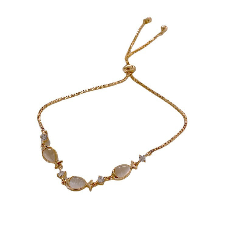 Cat's Eye Fish Bracelet for Women