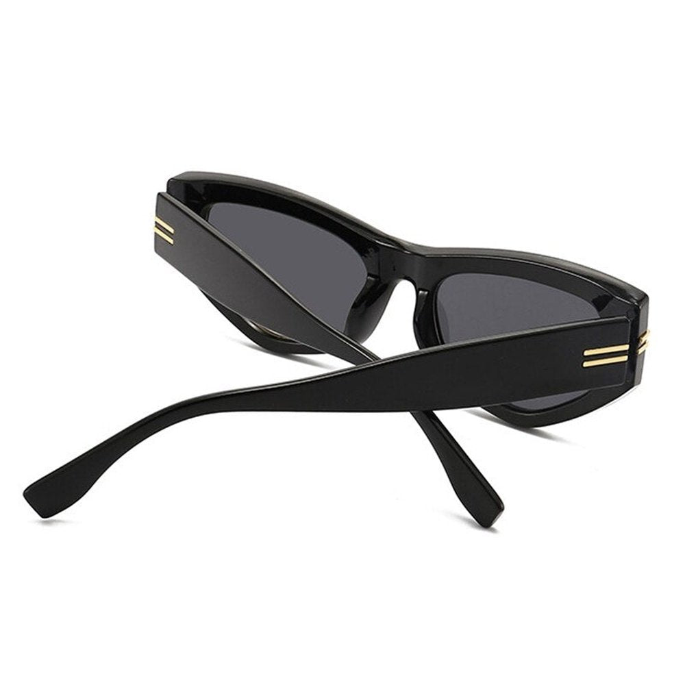 Luxury Cat Eye Sunglasses Ladies Elegant Black Vintage Eyewear