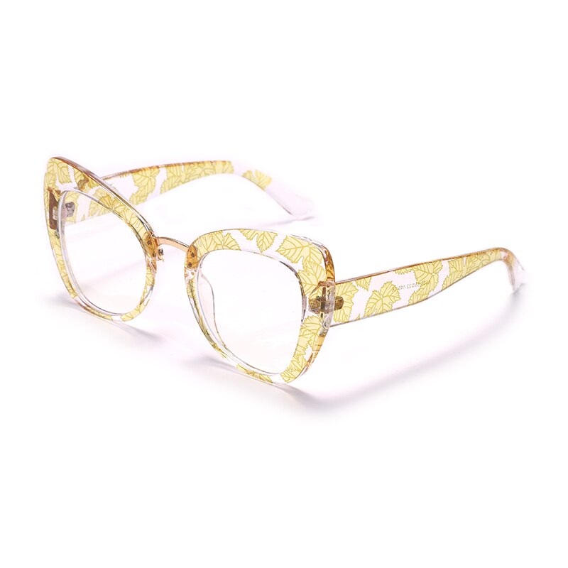 Cat Eye Computer Glasses Women Blue Light Blocking Prescription Optical Frames