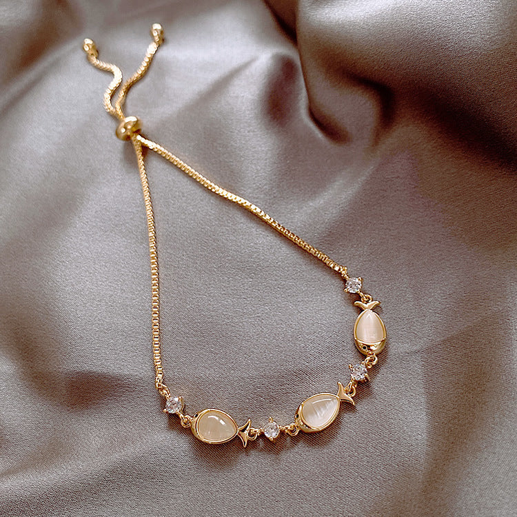 Cat's Eye Fish Bracelet for Women