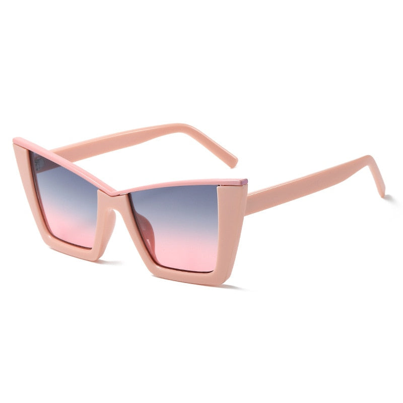 New Cat Eye Sunglasses for Women Vintage Shades Luxury UV400 Eyewear