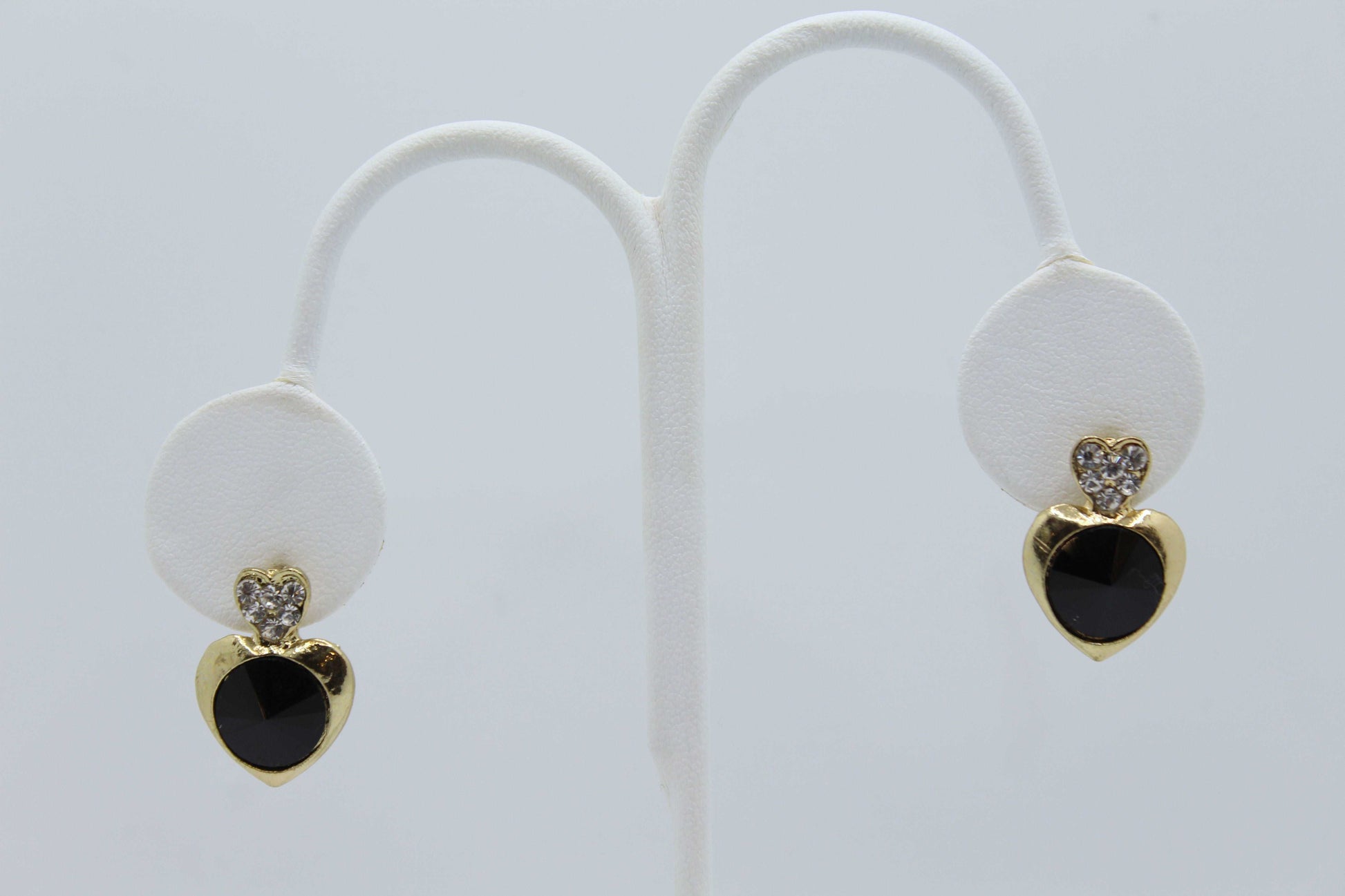 Gold and Gem Stone Earrings