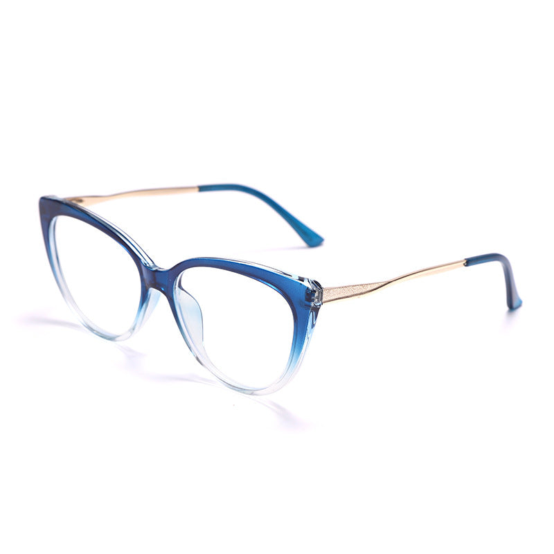 Anti-Blue Light Cat Eye Retro Glasses Frame for Women