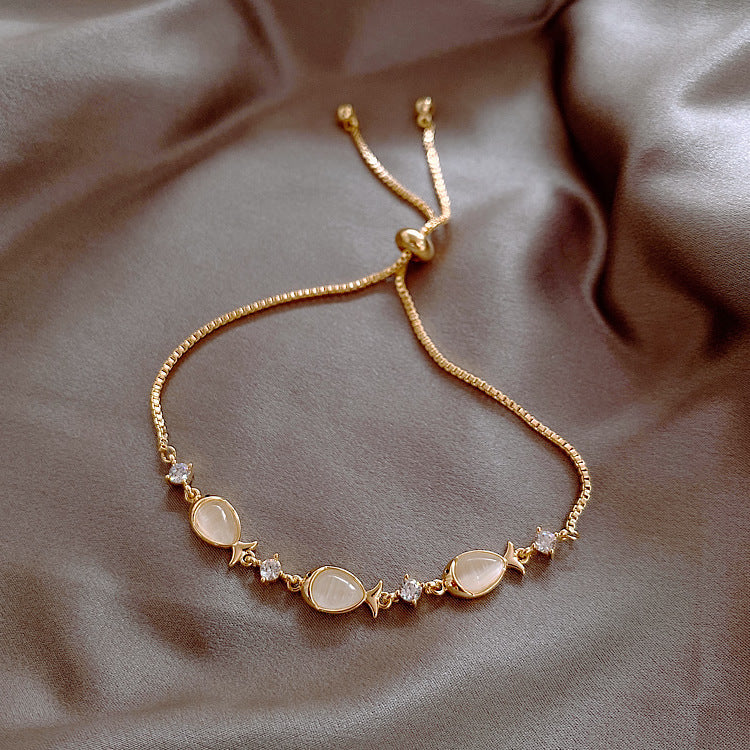Cat's Eye Fish Bracelet for Women