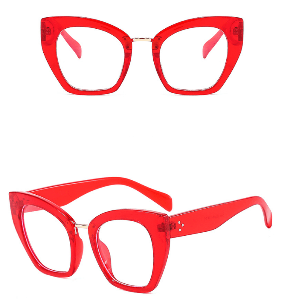 Cat Eye Frame Glasses Butterfly Frame Anti-Ultraviolet Glasses