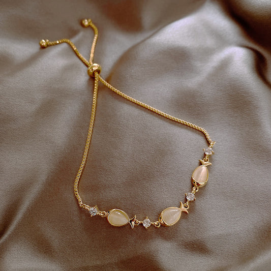 Cat's Eye Fish Bracelet for Women