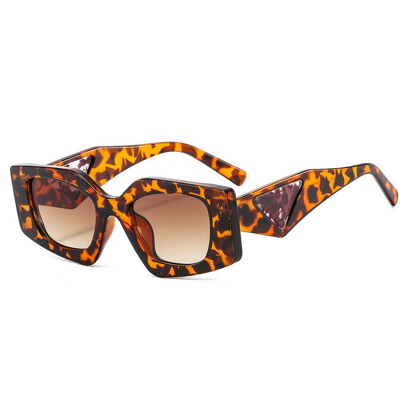 Fashion Polygon Cat Eye Sunglasses Women Retro