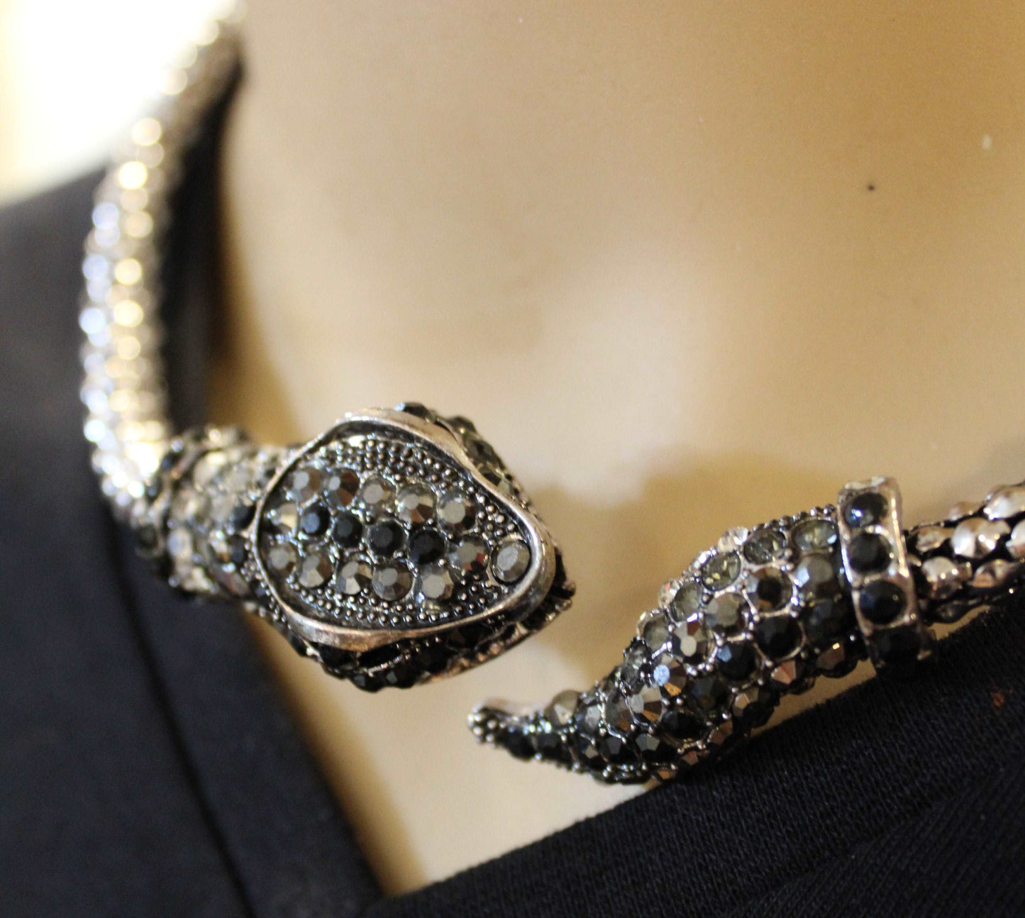 Fireside Hot 2-In-1 Snake Bracelet & Necklace