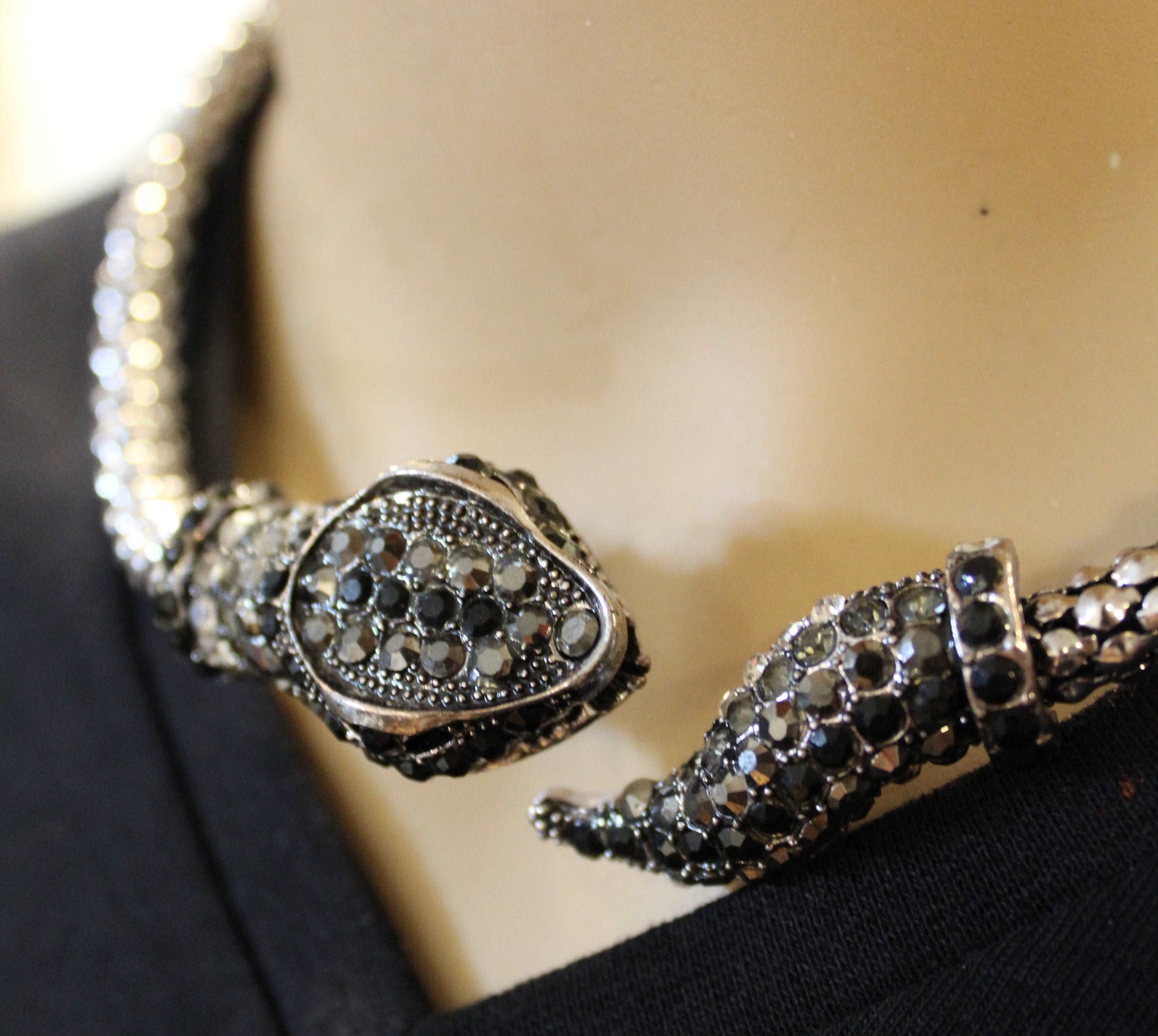 Fireside Hot 2-In-1 Snake Bracelet & Necklace