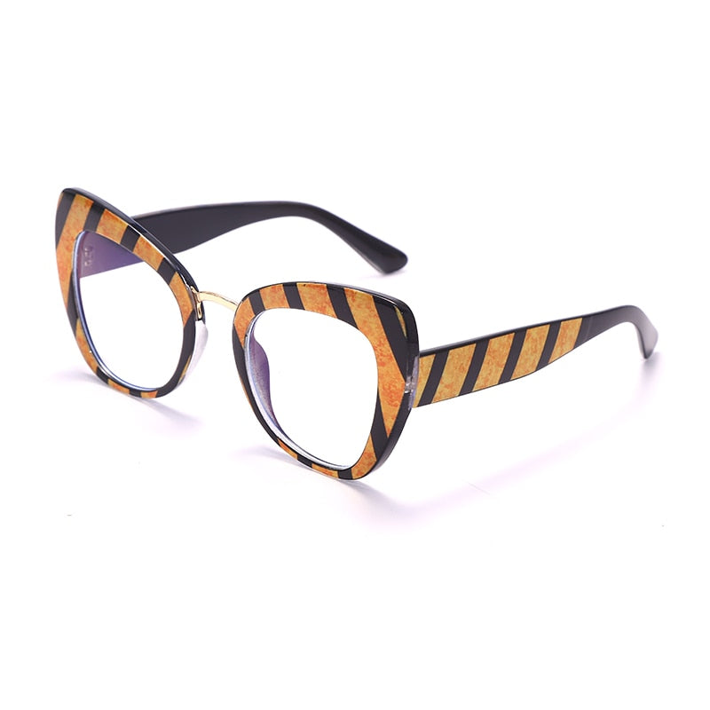 Cat Eye Computer Glasses Women Blue Light Blocking Prescription Optical Frames