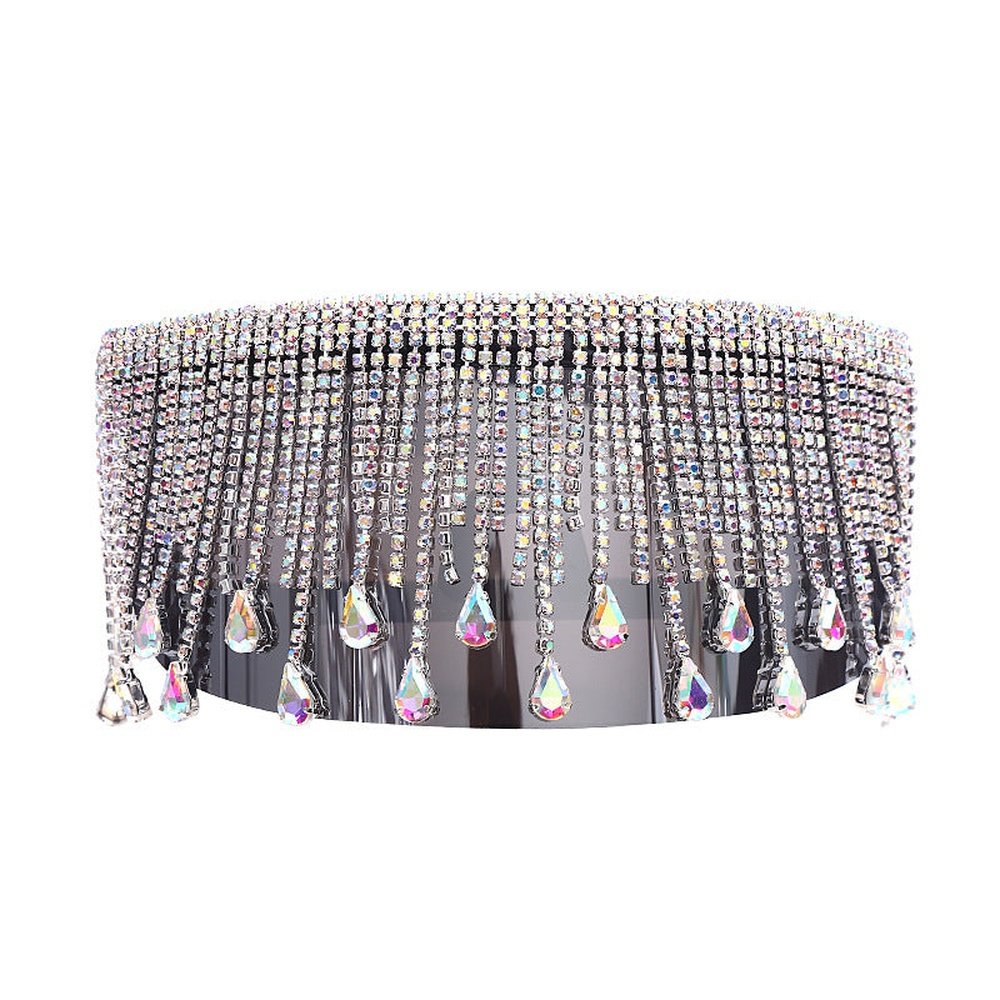 Colorful Rhinestones Personality Unisex Large Sunglasses