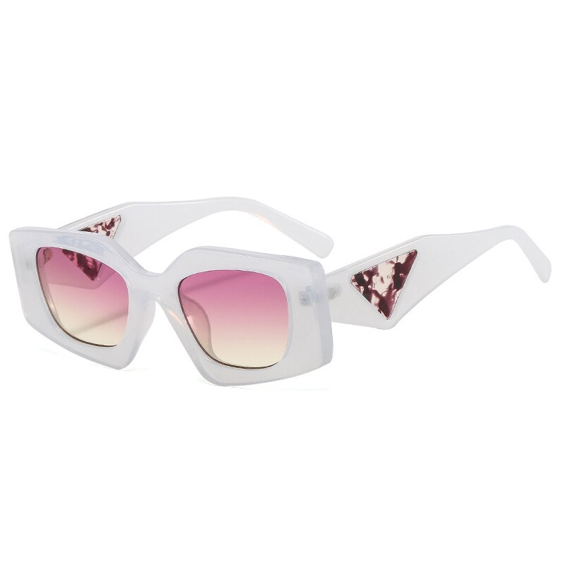 Fashion Polygon Cat Eye Sunglasses Women Retro