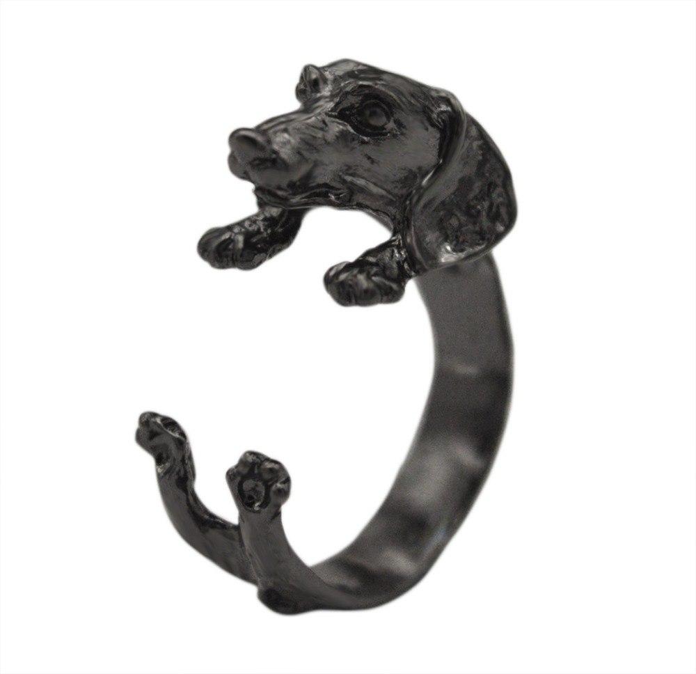 Handmade Dachshund Dog Puppy Animal Rings