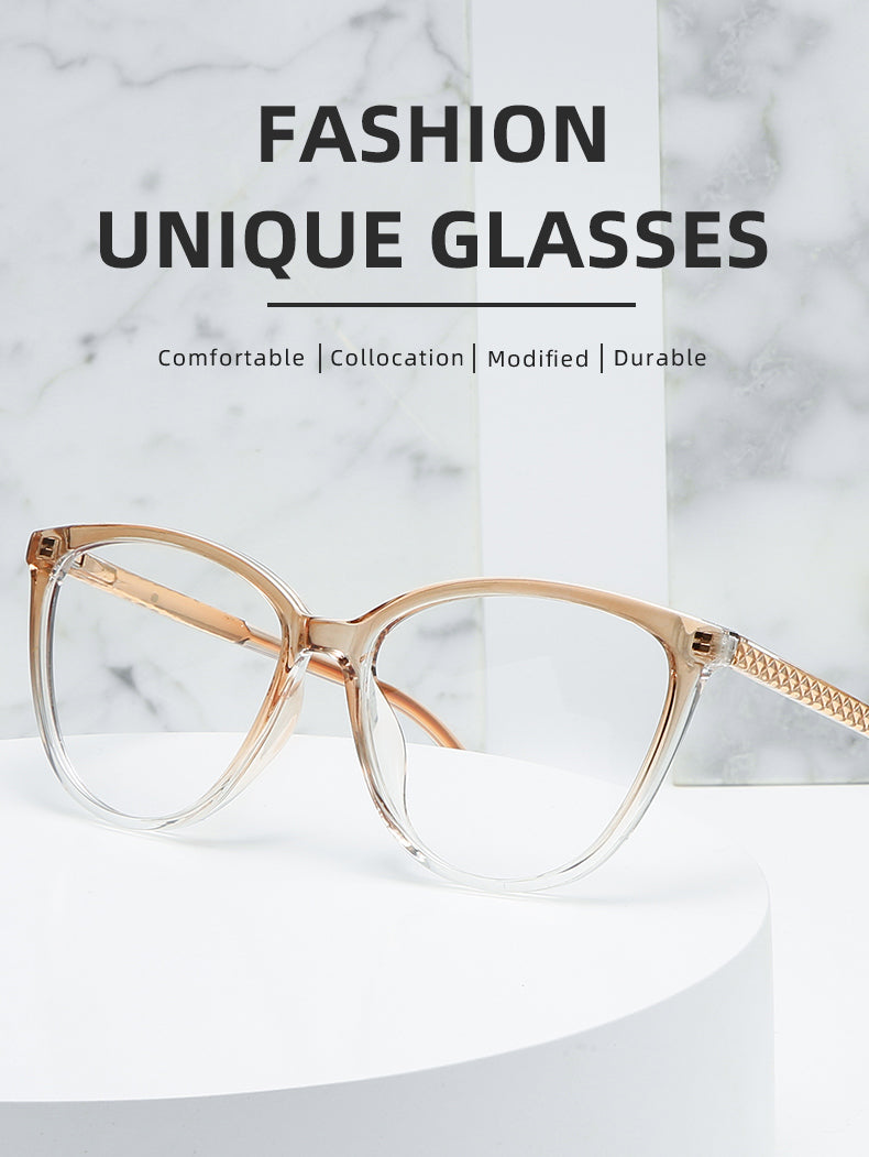 Fashion avant-garde comfortable cat eye eyeglasses