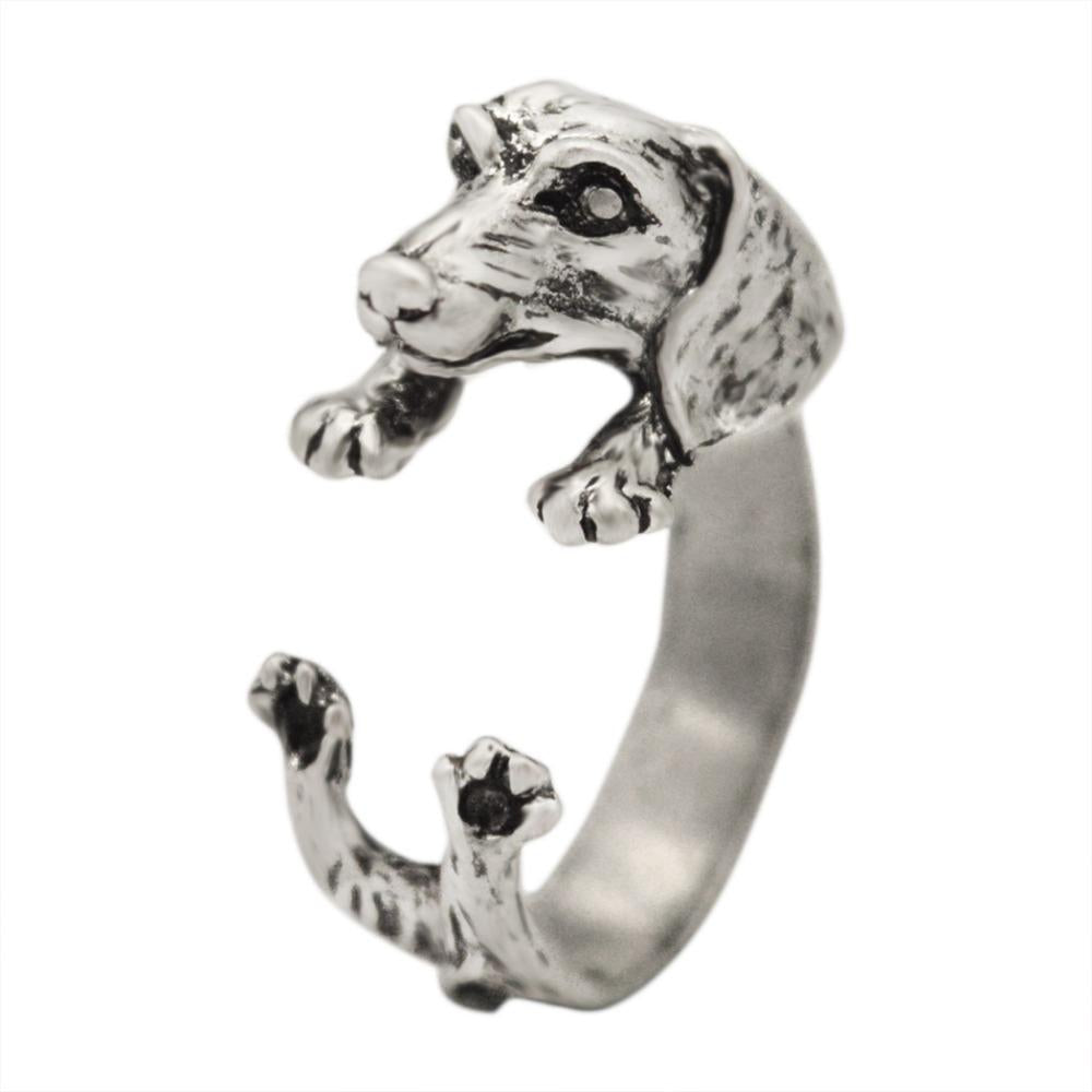 Handmade Dachshund Dog Puppy Animal Rings
