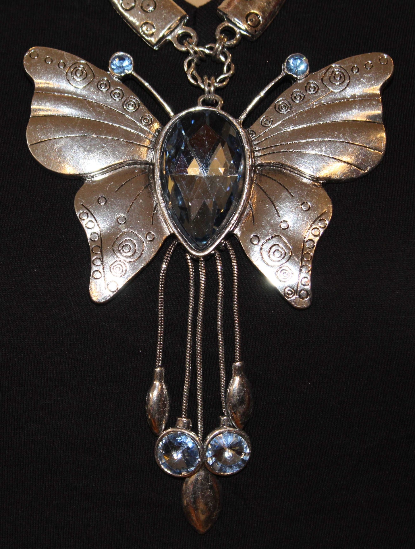 Silver Butterfly Necklace