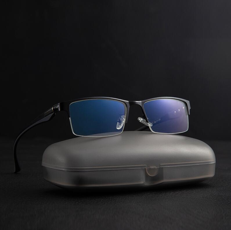 Titanium Computer Glasses Blue Light Blocking Filter Reduces Digital Eye Strain