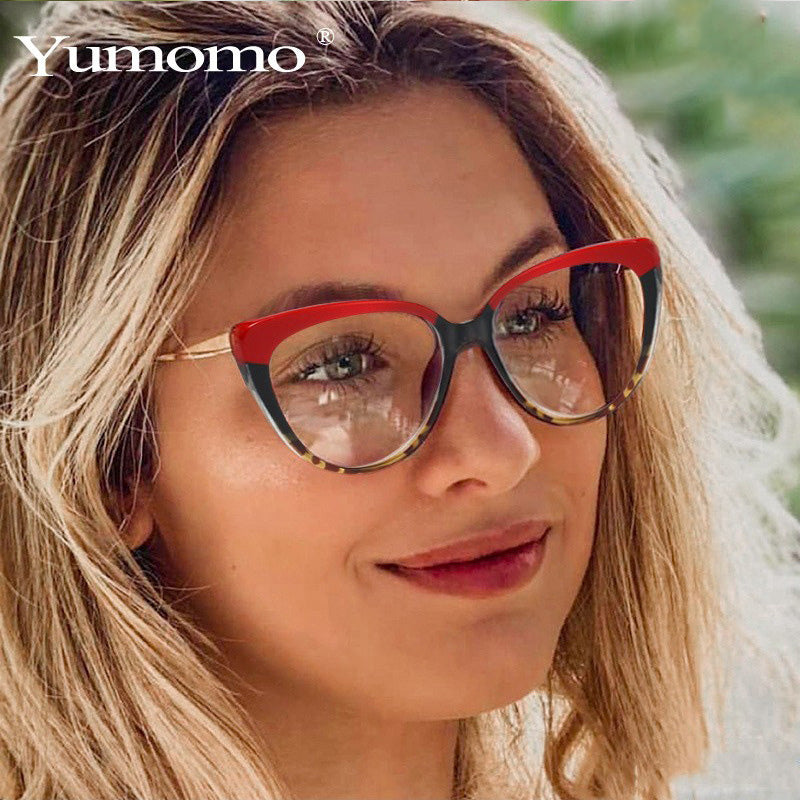 Anti-Blue Light Cat Eye Retro Glasses Frame for Women