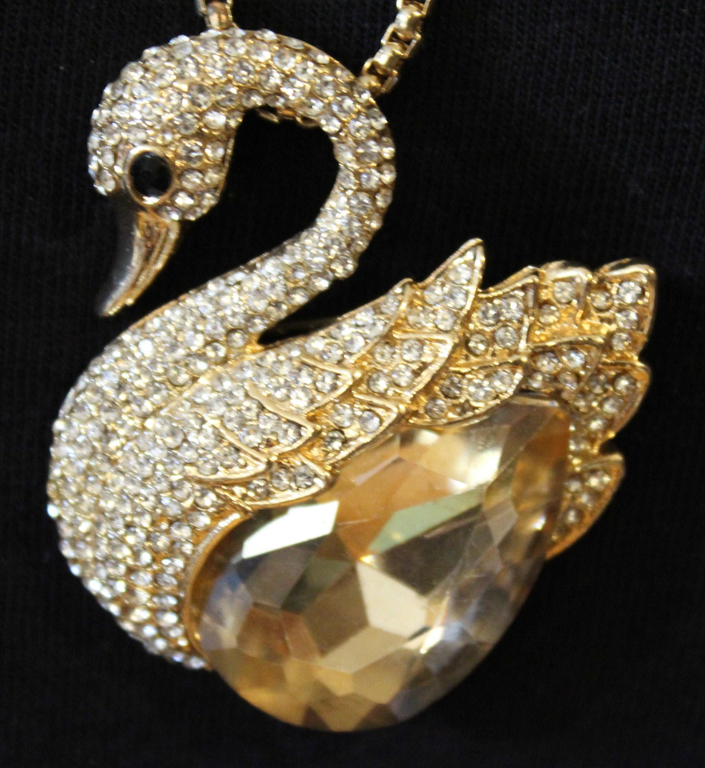 Golden Swan Necklace