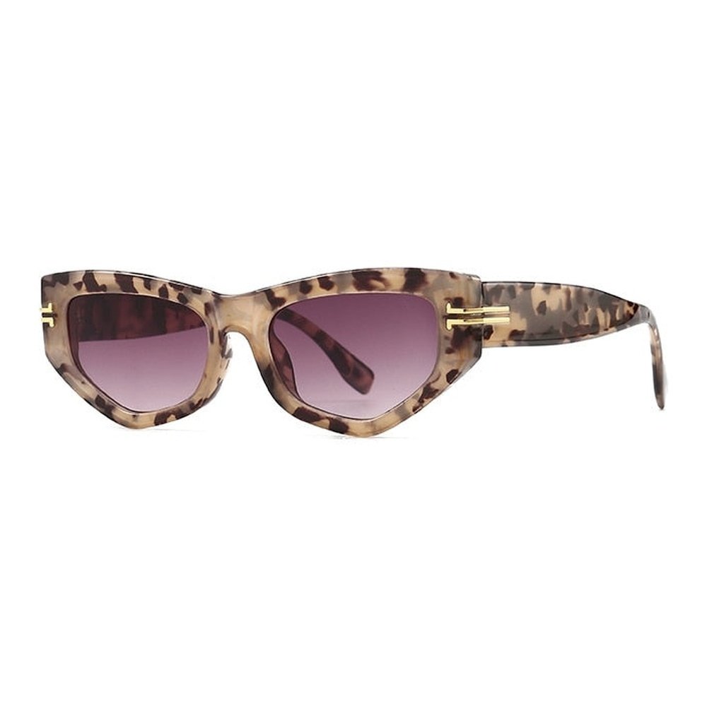 Luxury Cat Eye Sunglasses Ladies Elegant Black Vintage Eyewear