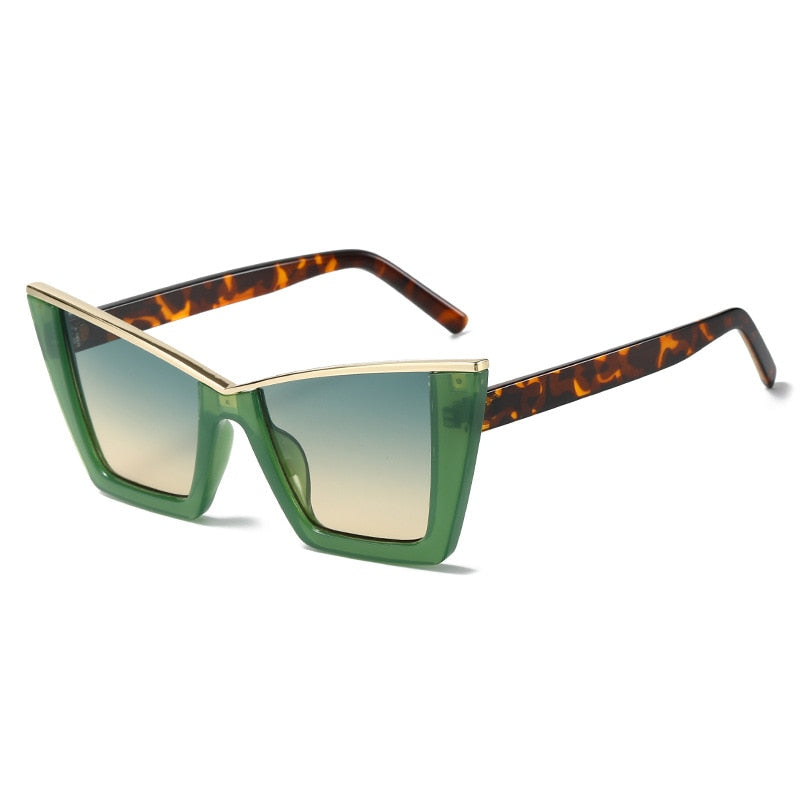 New Cat Eye Sunglasses for Women Vintage Shades Luxury UV400 Eyewear