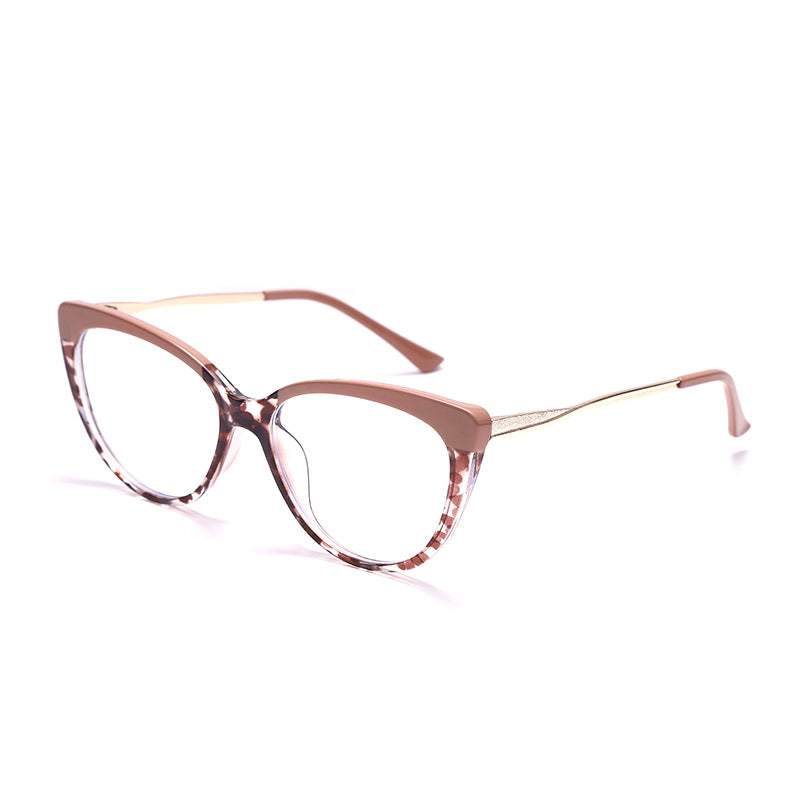 Anti-Blue Light Cat Eye Retro Glasses Frame for Women
