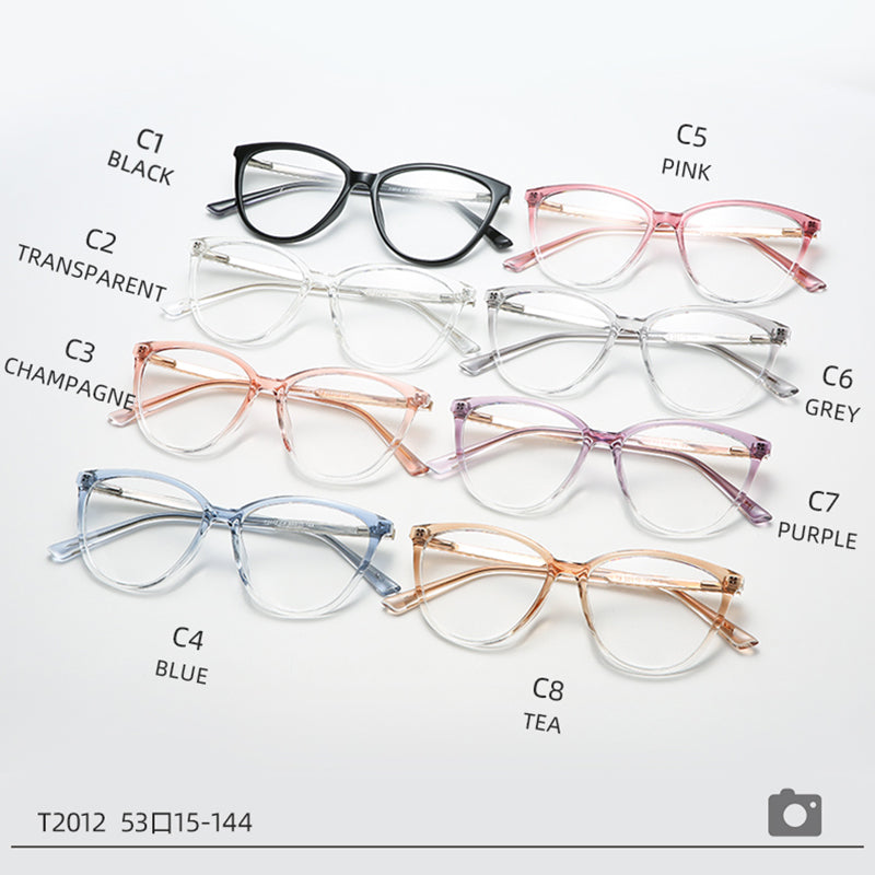 Fashion avant-garde comfortable cat eye eyeglasses