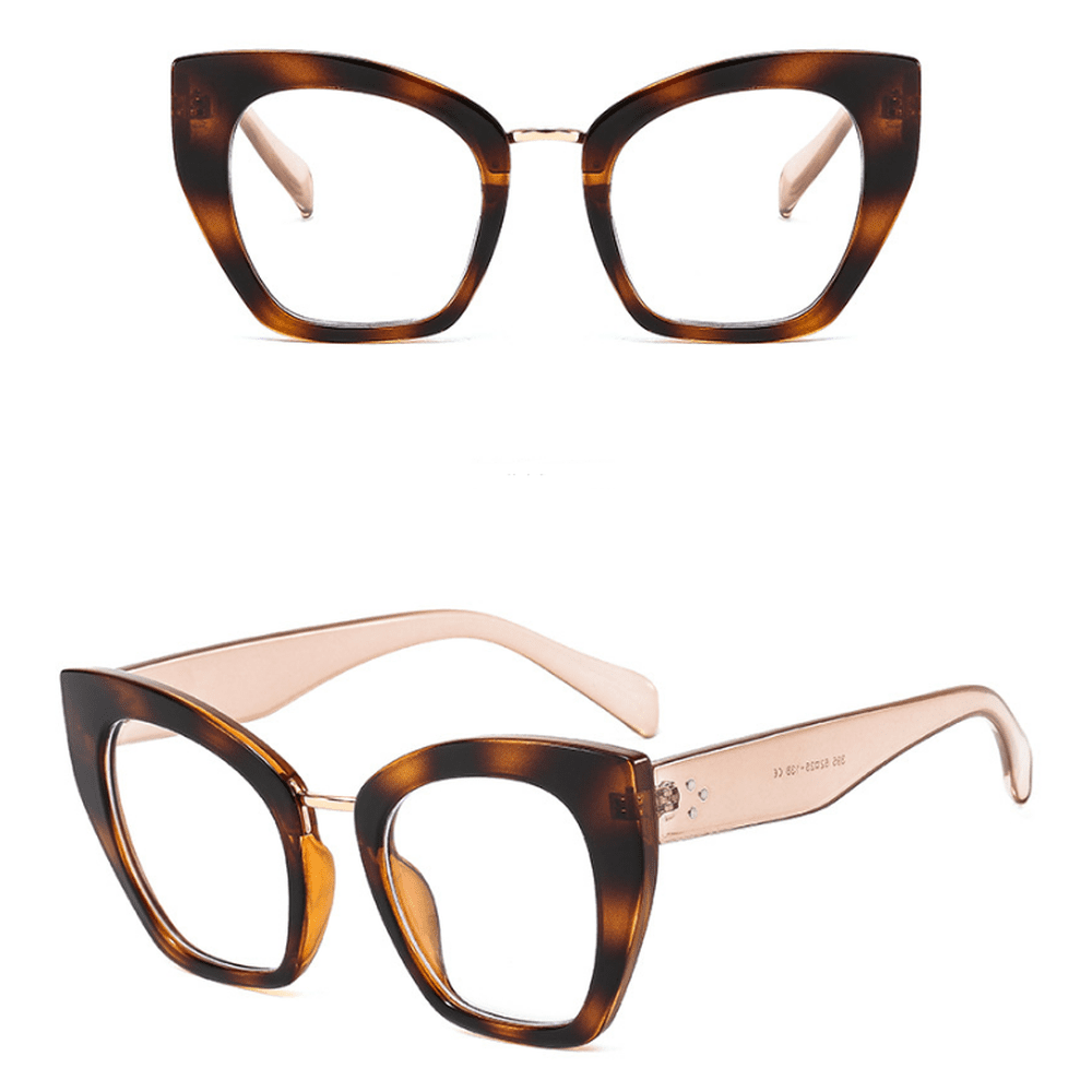 Cat Eye Frame Glasses Butterfly Frame Anti-Ultraviolet Glasses