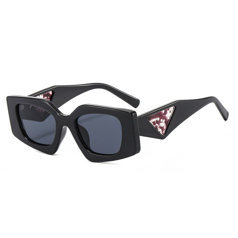 Fashion Polygon Cat Eye Sunglasses Women Retro