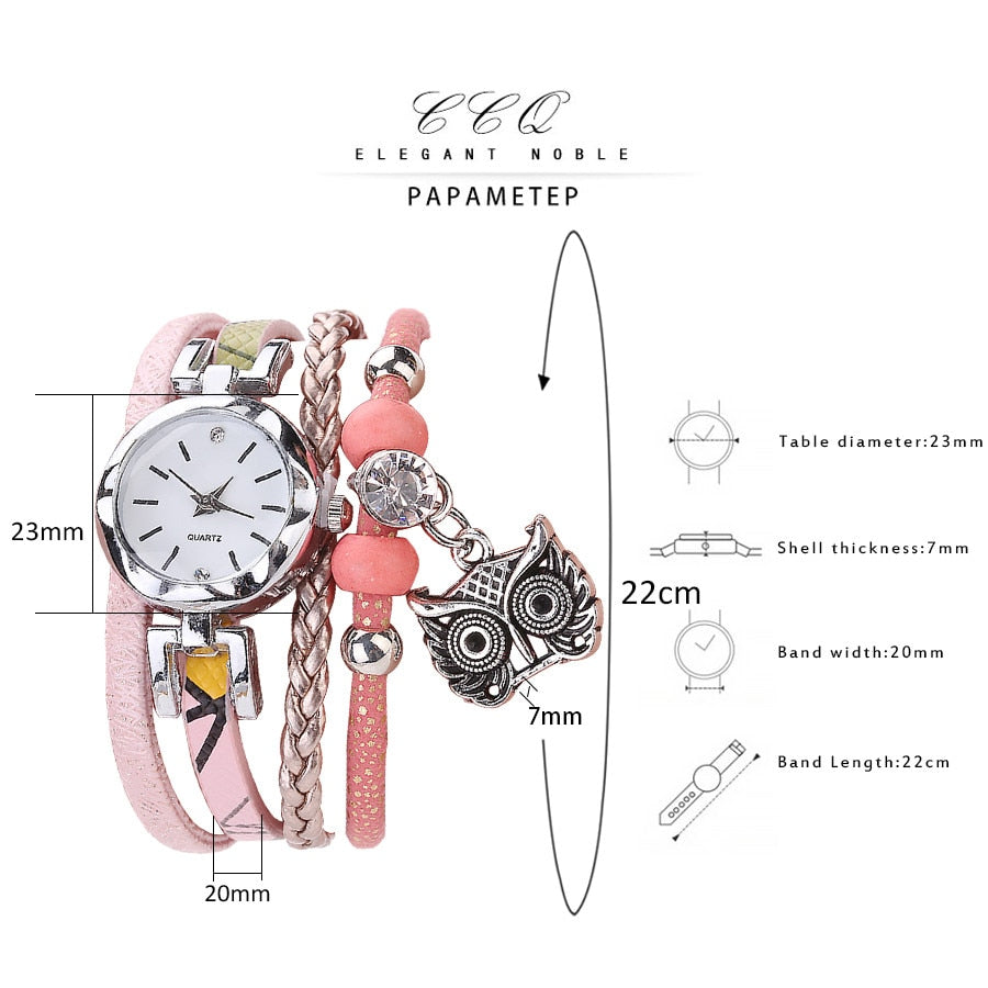 Cute Jewelry watch women Fashion Vintage Bracelets Watches