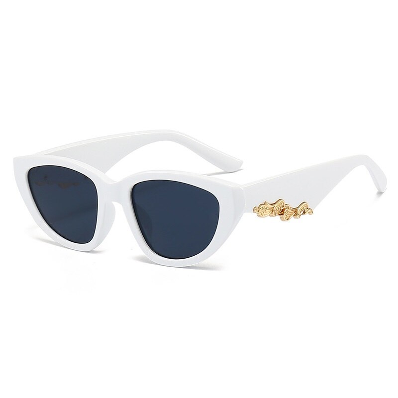 New Cat Eye Sunglasses for Women Vintage Shades Luxury UV400 Eyewear