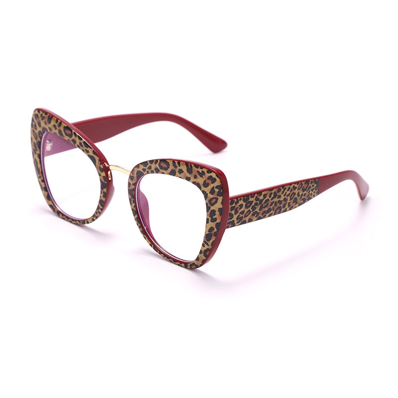 Cat Eye Computer Glasses Women Blue Light Blocking Prescription Optical Frames
