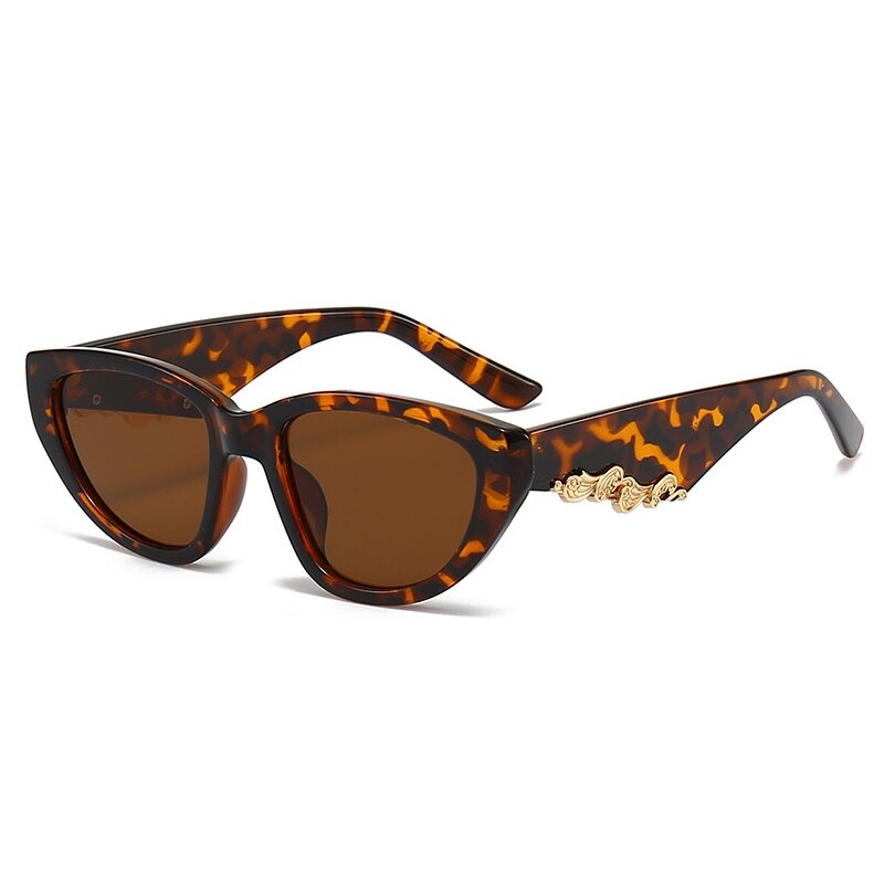 New Cat Eye Sunglasses for Women Vintage Shades Luxury UV400 Eyewear