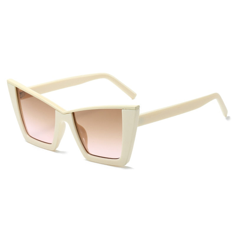 New Cat Eye Sunglasses for Women Vintage Shades Luxury UV400 Eyewear