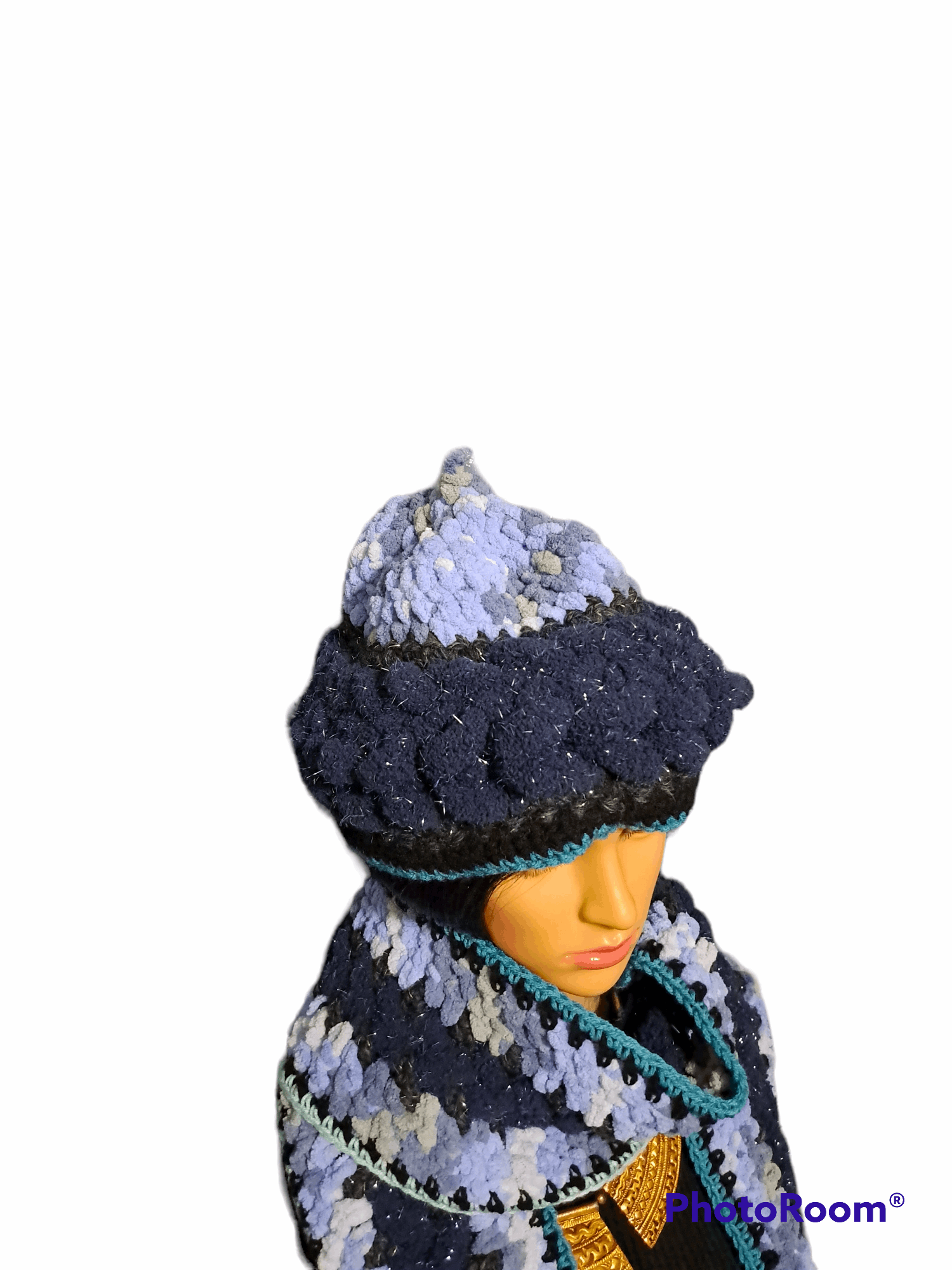 Ain't No Blues Blues Hat & Scarf Set