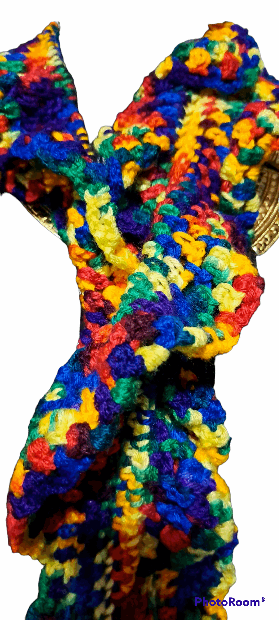 Bright Multi-Colored Infinity Hat & Scarf Set