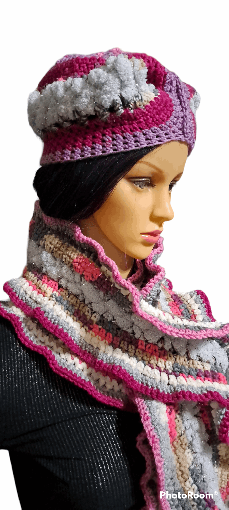 Pretty In Pink & More Colors Galore Hat & Scarf Set